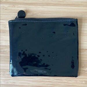 Ipsy Bag - Glossy Black and Foiled Gold Pouch